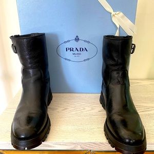 Authentic PRADA Biker Boots